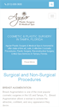 Mobile Screenshot of aguiarplasticsurgery.com